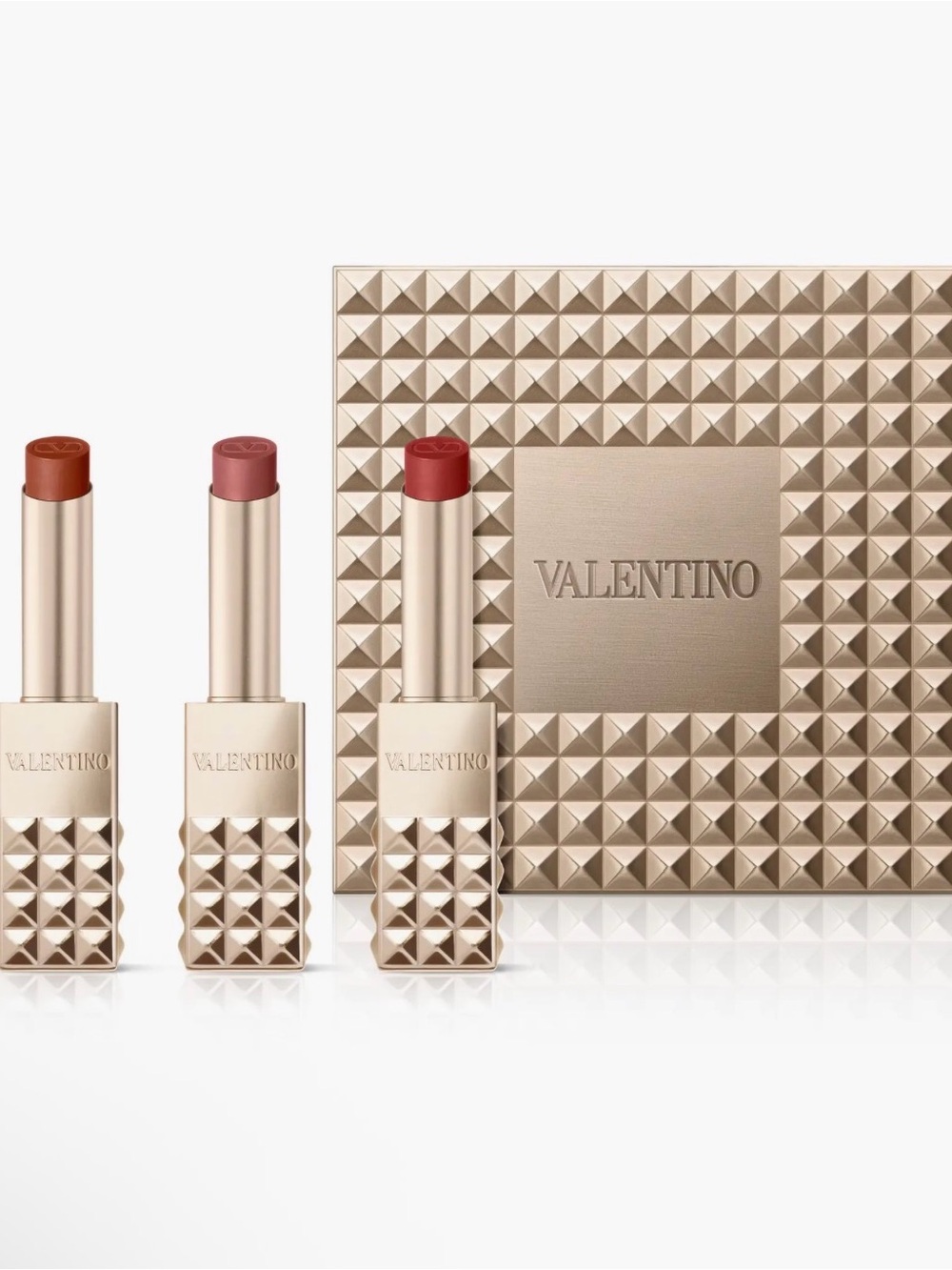 Valentino Studded Lipstick Trio —